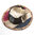 Patchwork Hut Kunterbunt aus Baumwolle, Hanf und Leinen